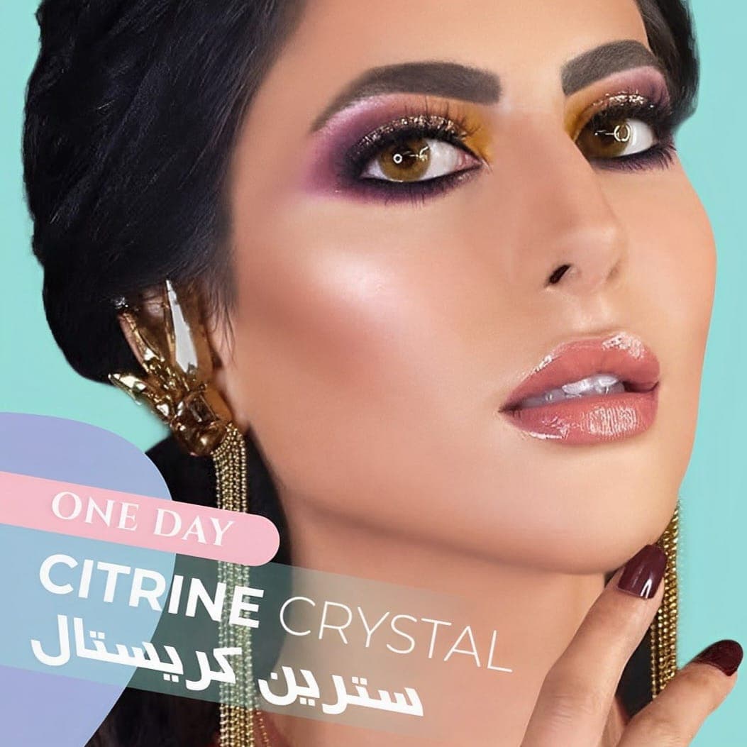 لنز چشم Bella One Day Citrine Crystal