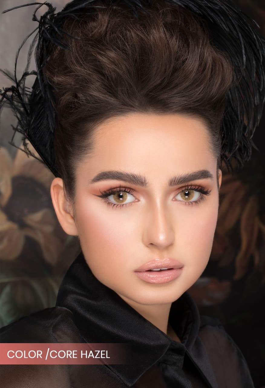  لنز چشم  لنز طبیعی کور عسلی